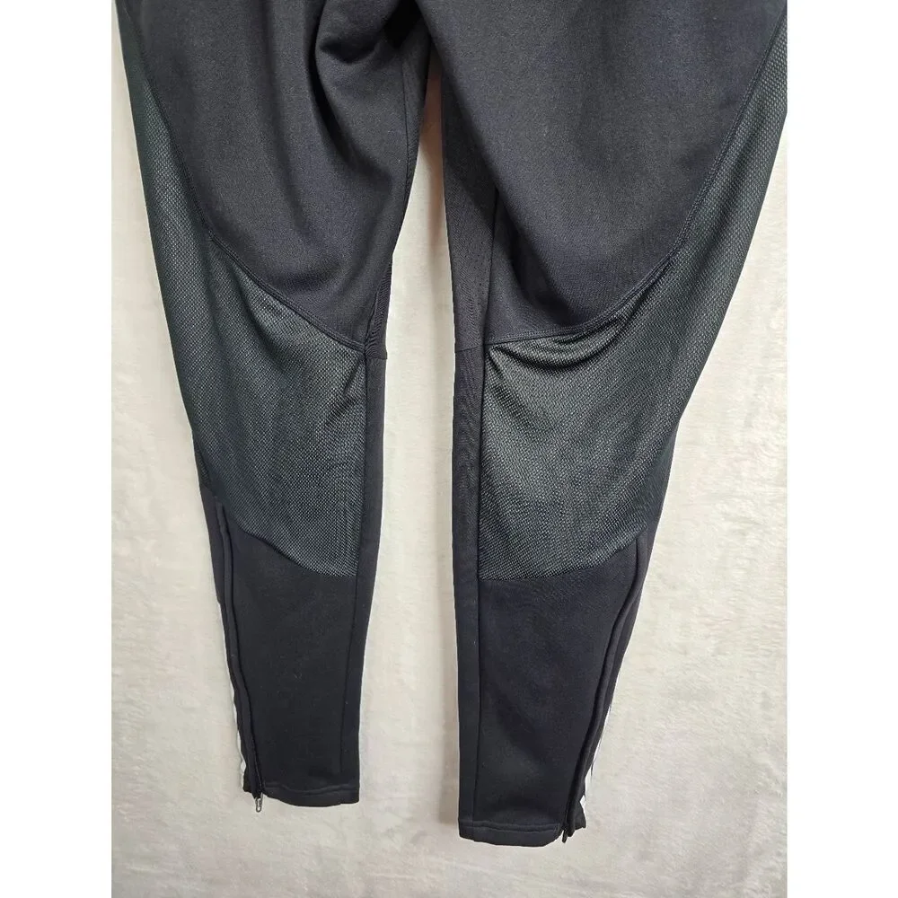 Adidas Tiro 23 Training Pants Mens M Black Slim Fit Soccer Athletic Zip Ankle